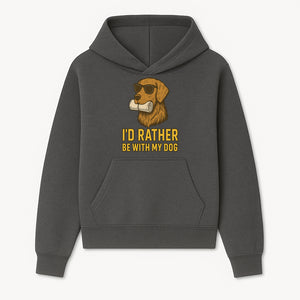 Funny Dog Lover T-Shirt: 'I'd Rather Be With My Dog' Vintage Style Graphic Tee - Hoodie 1758559968351.jpg