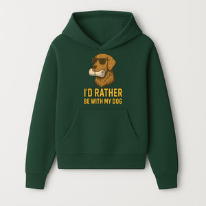 Funny Dog Lover T-Shirt: 'I'd Rather Be With My Dog' Vintage Style Graphic Tee - Hoodie 1758559968495.jpg