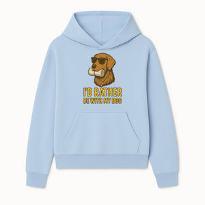 Funny Dog Lover T-Shirt: 'I'd Rather Be With My Dog' Vintage Style Graphic Tee - Hoodie 1758559968774.jpg