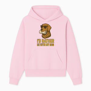 Funny Dog Lover T-Shirt: 'I'd Rather Be With My Dog' Vintage Style Graphic Tee - Hoodie 1758559968906.jpg