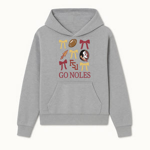 Florida State Seminoles Decor - FSU Go Noles Football Party Decorations, Cheer Bow Graphics for Fans and Alumni, School Spirit Items - Hoodie 1758559969161.jpg