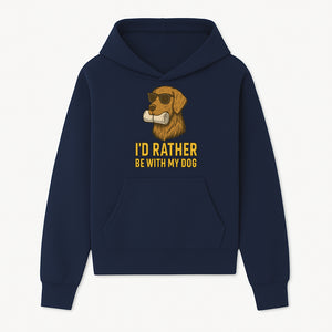 Funny Dog Lover T-Shirt: 'I'd Rather Be With My Dog' Vintage Style Graphic Tee - Hoodie 1758559969182.jpg