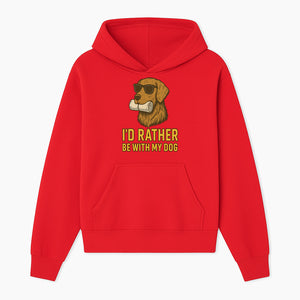 Funny Dog Lover T-Shirt: 'I'd Rather Be With My Dog' Vintage Style Graphic Tee - Hoodie 1758559969293.jpg
