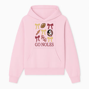Florida State Seminoles Decor - FSU Go Noles Football Party Decorations, Cheer Bow Graphics for Fans and Alumni, School Spirit Items - Hoodie 1758559969447.jpg