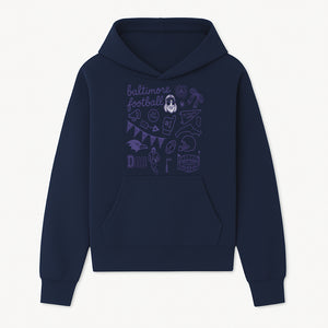 Baltimore Football Fan Decor Bundle - Ravens, Team Spirit, Game Day Elements, Sports Party Decorations, Pittsburgh Rivalry Theme - Hoodie 1758559969668.jpg