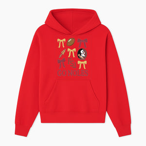 Florida State Seminoles Decor - FSU Go Noles Football Party Decorations, Cheer Bow Graphics for Fans and Alumni, School Spirit Items - Hoodie 1758559969858.jpg