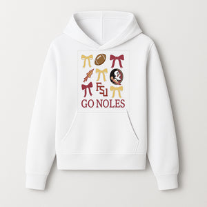 Florida State Seminoles Decor - FSU Go Noles Football Party Decorations, Cheer Bow Graphics for Fans and Alumni, School Spirit Items - Hoodie 1758559970137.jpg