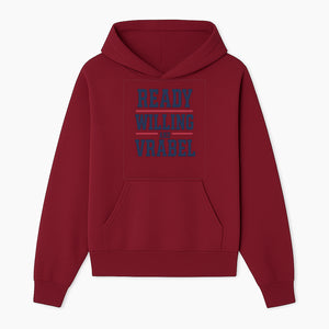 Custom Ready, Willing, and Vrabel Sports Team Graphic Tee | Motivational Shirt for Fans | Casual Wear - Hoodie 1758559970333.jpg