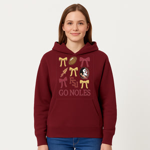 Florida State Seminoles Decor - FSU Go Noles Football Party Decorations, Cheer Bow Graphics for Fans and Alumni, School Spirit Items - Hoodie 1758559971383.jpg