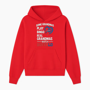 Buffalo Sports Grandma T-Shirt | Funny Gift for Grandmas Who Love Football | Bingo Play Humor | NFL Team Pride Apparel - Hoodie 1758559972879.jpg