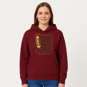 Sorry I Can t, It s Football Season Sign - Fun Home D cor for Football Fans - Autumn and Game Day Decoration - Hoodie 1758559973235.jpg