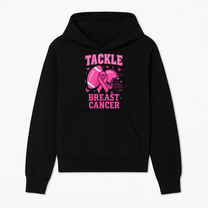 Pink Football Tackle Breast Cancer T-Shirt | Awareness Apparel | Football Fans Support | Breast Cancer Awareness Month Gift - Hoodie 1758559974204.jpg