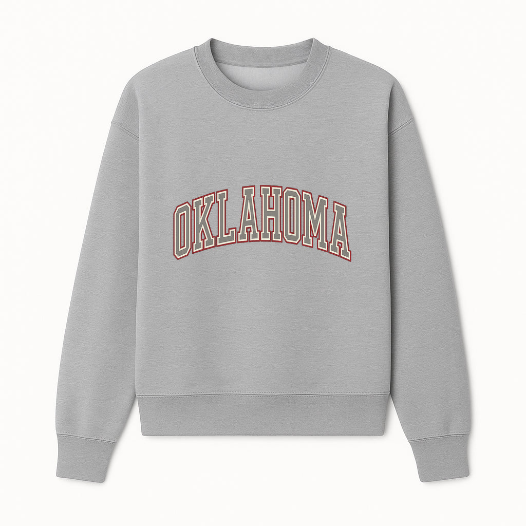 Vintage Oklahoma Typography Art Print - Retro Inspired Wall Decor - Perfect for Souvenir, Gift, or Nursery Room Decoration - Sweatshirt 1758559974347.jpg