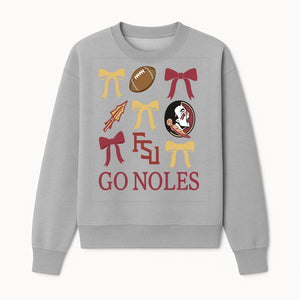 Florida State Seminoles Decor - FSU Go Noles Football Party Decorations, Cheer Bow Graphics for Fans and Alumni, School Spirit Items - Sweatshirt 1758559974421.jpg