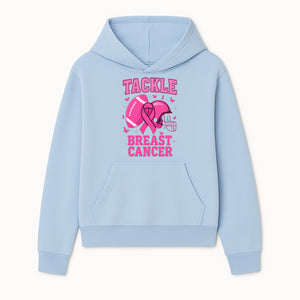 Pink Football Tackle Breast Cancer T-Shirt | Awareness Apparel | Football Fans Support | Breast Cancer Awareness Month Gift - Hoodie 1758559974767.jpg