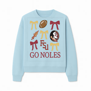 Florida State Seminoles Decor - FSU Go Noles Football Party Decorations, Cheer Bow Graphics for Fans and Alumni, School Spirit Items - Sweatshirt 1758559975113.jpg