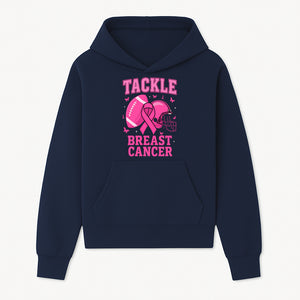 Pink Football Tackle Breast Cancer T-Shirt | Awareness Apparel | Football Fans Support | Breast Cancer Awareness Month Gift - Hoodie 1758559975139.jpg