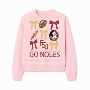 Florida State Seminoles Decor - FSU Go Noles Football Party Decorations, Cheer Bow Graphics for Fans and Alumni, School Spirit Items - Sweatshirt 1758559975246.jpg