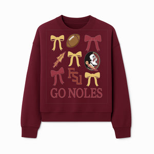 Florida State Seminoles Decor - FSU Go Noles Football Party Decorations, Cheer Bow Graphics for Fans and Alumni, School Spirit Items - Sweatshirt 1758559975392.jpg