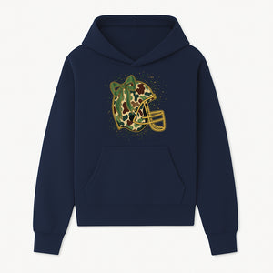 Camo Football Helmet with Bow Graphic Tee - Sports Apparel for Women, Cute Football Gift, Trendy Game Day Outfit - Hoodie 1758559975460.jpg