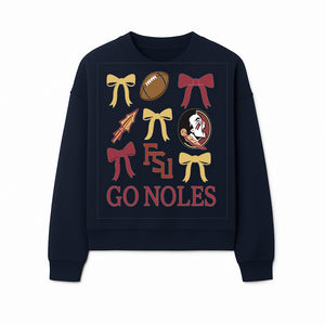 Florida State Seminoles Decor - FSU Go Noles Football Party Decorations, Cheer Bow Graphics for Fans and Alumni, School Spirit Items - Sweatshirt 1758559975525.jpg