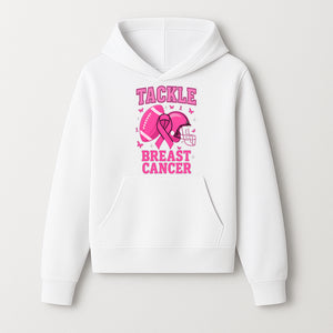 Pink Football Tackle Breast Cancer T-Shirt | Awareness Apparel | Football Fans Support | Breast Cancer Awareness Month Gift - Hoodie 1758559975547.jpg