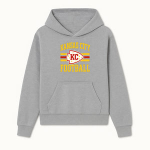 Kansas City Football KC Logo Neon Art Print - NFL Chiefs Team Decor for Fans, Sports Room, or Home Caves - Hoodie 1758559975772.jpg