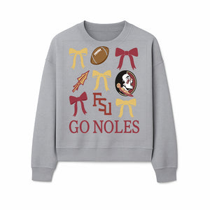 Florida State Seminoles Decor - FSU Go Noles Football Party Decorations, Cheer Bow Graphics for Fans and Alumni, School Spirit Items - Sweatshirt 1758559975846.jpg
