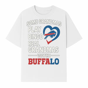 Buffalo Sports Grandma T-Shirt | Funny Gift for Grandmas Who Love Football | Bingo Play Humor | NFL Team Pride Apparel - T-shirt 1758559975910.jpg