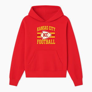 Kansas City Football KC Logo Neon Art Print - NFL Chiefs Team Decor for Fans, Sports Room, or Home Caves - Hoodie 1758559976399.jpg