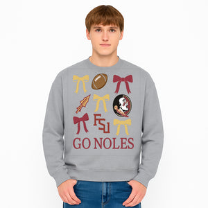 Florida State Seminoles Decor - FSU Go Noles Football Party Decorations, Cheer Bow Graphics for Fans and Alumni, School Spirit Items - Sweatshirt 1758559977103.jpg