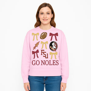 Florida State Seminoles Decor - FSU Go Noles Football Party Decorations, Cheer Bow Graphics for Fans and Alumni, School Spirit Items - Sweatshirt 1758559977222.jpg