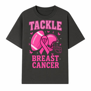 Pink Football Tackle Breast Cancer T-Shirt | Awareness Apparel | Football Fans Support | Breast Cancer Awareness Month Gift - T-shirt 1758559977223.jpg