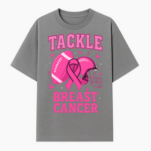 Pink Football Tackle Breast Cancer T-Shirt | Awareness Apparel | Football Fans Support | Breast Cancer Awareness Month Gift - T-shirt 1758559977490.jpg