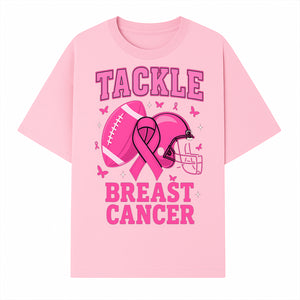 Pink Football Tackle Breast Cancer T-Shirt | Awareness Apparel | Football Fans Support | Breast Cancer Awareness Month Gift - T-shirt 1758559977754.jpg