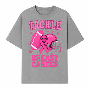 Pink Football Tackle Breast Cancer T-Shirt | Awareness Apparel | Football Fans Support | Breast Cancer Awareness Month Gift - T-shirt 1758559978275.jpg