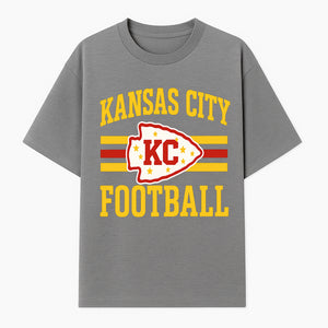 Kansas City Football KC Logo Neon Art Print - NFL Chiefs Team Decor for Fans, Sports Room, or Home Caves - T-shirt 1758559978604.jpg