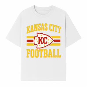 Kansas City Football KC Logo Neon Art Print - NFL Chiefs Team Decor for Fans, Sports Room, or Home Caves - T-shirt 1758559979530.jpg
