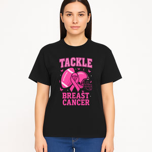 Pink Football Tackle Breast Cancer T-Shirt | Awareness Apparel | Football Fans Support | Breast Cancer Awareness Month Gift - T-shirt 1758559979646.jpg