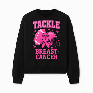Pink Football Tackle Breast Cancer T-Shirt | Awareness Apparel | Football Fans Support | Breast Cancer Awareness Month Gift - Sweatshirt 1758559979943.jpg