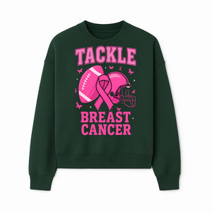 Pink Football Tackle Breast Cancer T-Shirt | Awareness Apparel | Football Fans Support | Breast Cancer Awareness Month Gift - Sweatshirt 1758559980210.jpg