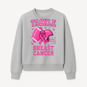 Pink Football Tackle Breast Cancer T-Shirt | Awareness Apparel | Football Fans Support | Breast Cancer Awareness Month Gift - Sweatshirt 1758559980340.jpg