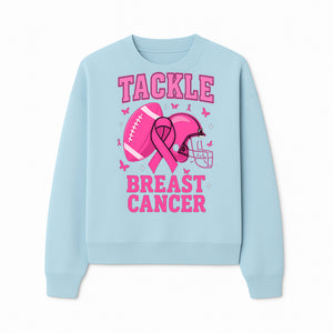 Pink Football Tackle Breast Cancer T-Shirt | Awareness Apparel | Football Fans Support | Breast Cancer Awareness Month Gift - Sweatshirt 1758559980474.jpg