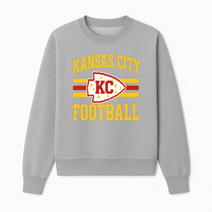 Kansas City Football KC Logo Neon Art Print - NFL Chiefs Team Decor for Fans, Sports Room, or Home Caves - Sweatshirt 1758559980919.jpg