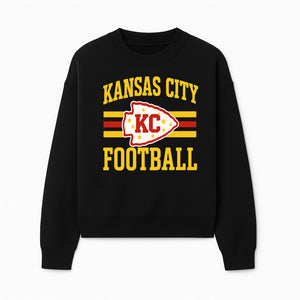 Kansas City Football KC Logo Neon Art Print - NFL Chiefs Team Decor for Fans, Sports Room, or Home Caves - Sweatshirt 1758559981071.jpg
