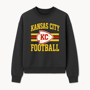 Kansas City Football KC Logo Neon Art Print - NFL Chiefs Team Decor for Fans, Sports Room, or Home Caves - Sweatshirt 1758559981218.jpg