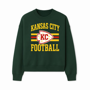 Kansas City Football KC Logo Neon Art Print - NFL Chiefs Team Decor for Fans, Sports Room, or Home Caves - Sweatshirt 1758559981356.jpg