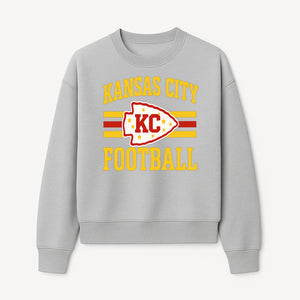 Kansas City Football KC Logo Neon Art Print - NFL Chiefs Team Decor for Fans, Sports Room, or Home Caves - Sweatshirt 1758559981482.jpg