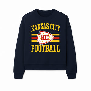 Kansas City Football KC Logo Neon Art Print - NFL Chiefs Team Decor for Fans, Sports Room, or Home Caves - Sweatshirt 1758559982004.jpg
