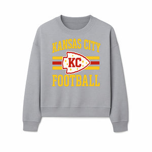 Kansas City Football KC Logo Neon Art Print - NFL Chiefs Team Decor for Fans, Sports Room, or Home Caves - Sweatshirt 1758559982257.jpg